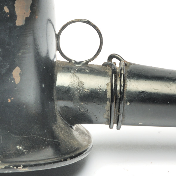 picture shows large dome ear trumpet @ EarTrumpets.com