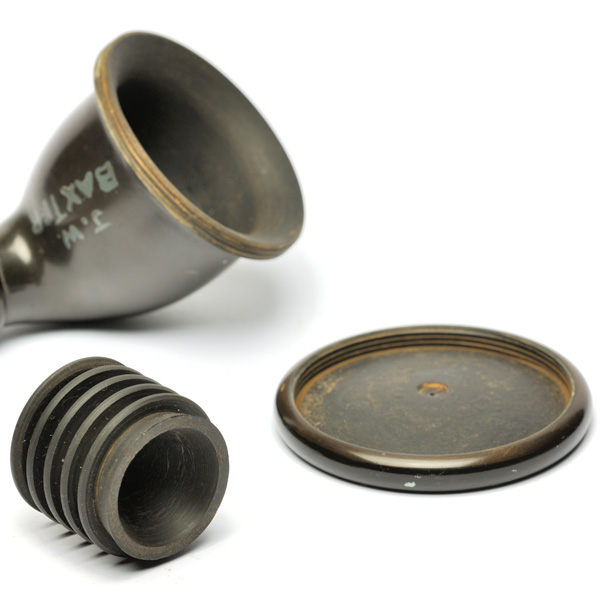 picture shows one piece ear trumpet @ EarTrumpets.com