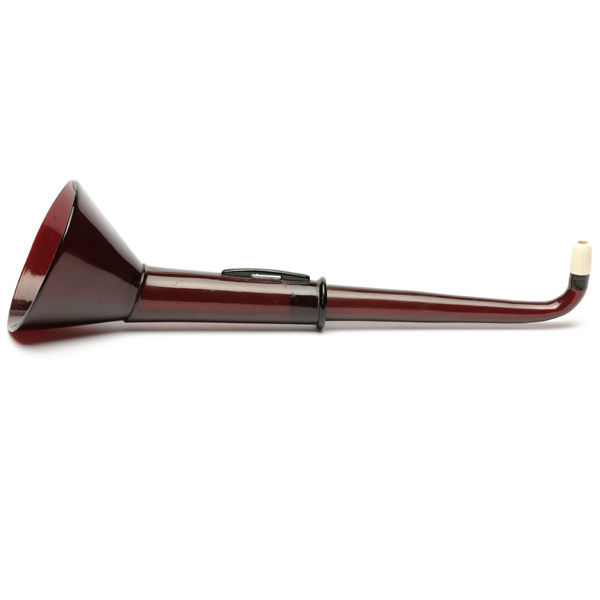 picture shows telescopic 2 pc ear trumpet @ EarTrumpets.com