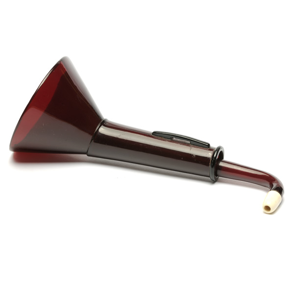 picture shows telescopic 2 pc ear trumpet @ EarTrumpets.com