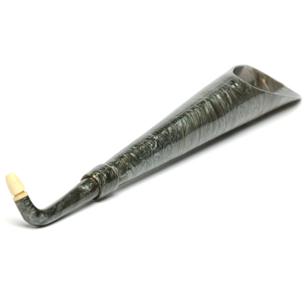 picture shows one piece ear trumpet @ EarTrumpets.com