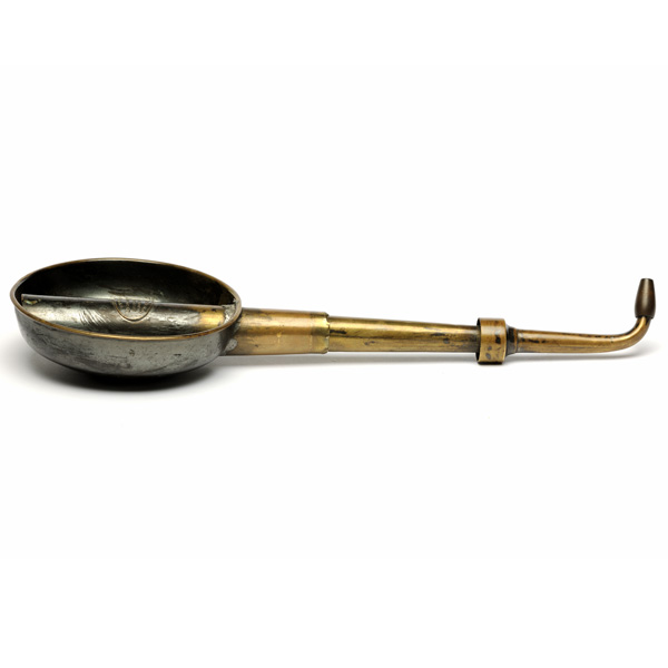 picture shows banjo ear trumpet @ EarTrumpets.com