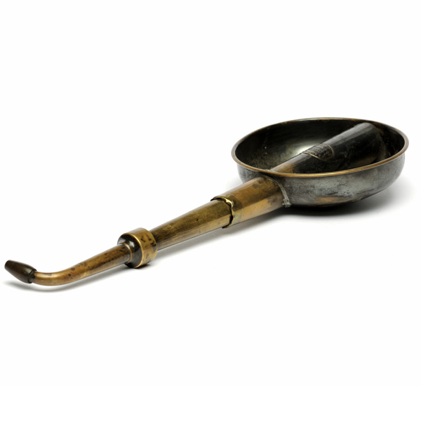 picture shows banjo ear trumpet @ EarTrumpets.com