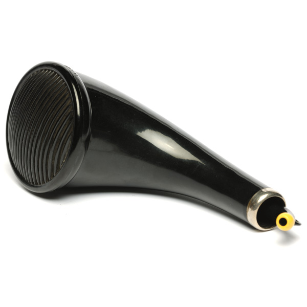 picture shows telescopic 2 pc ear trumpet @ EarTrumpets.com