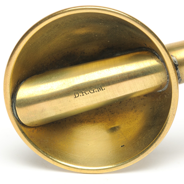 picture shows banjo ear trumpet @ EarTrumpets.com