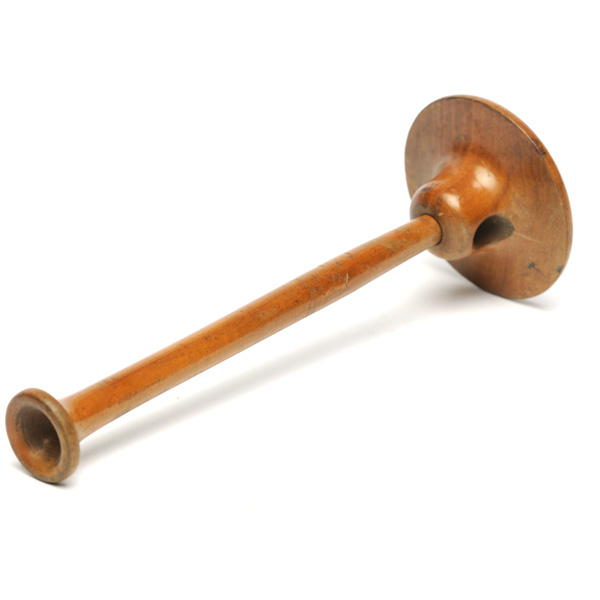 picture shows stethoscope ear trumpet @ EarTrumpets.com