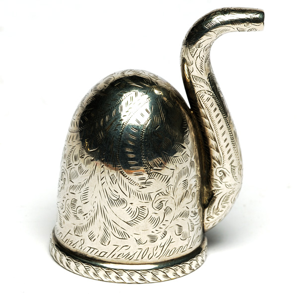 picture shows london dome ear trumpet @ EarTrumpets.com