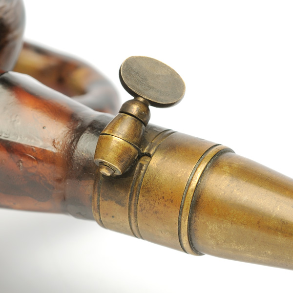 picture shows one piece ear trumpet @ EarTrumpets.com